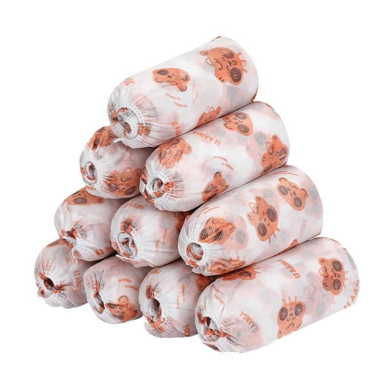 ๐ Easy Wear, Easy Clean โ Thickened Disposable Cartoon Shoe Covers, Non-Slip & Anti-Dirty(100 pcs)