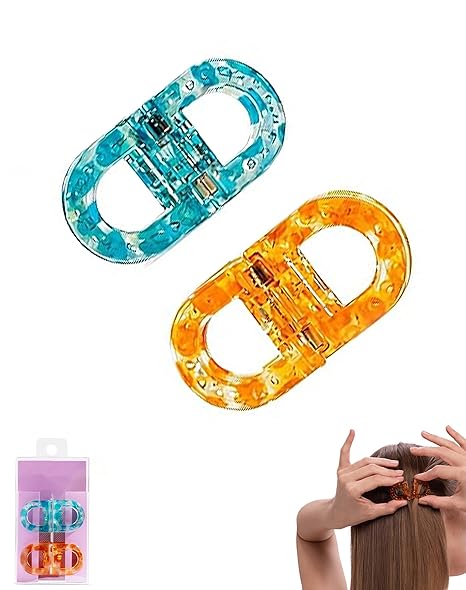 Smart Magnetic Tropical Sunset Hair Clips