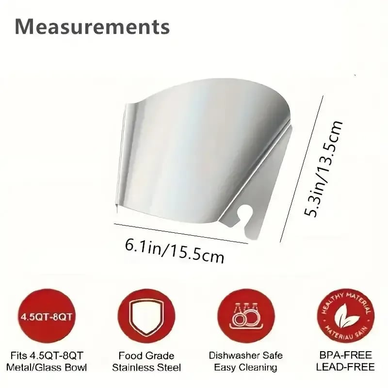 ⏳45K+ Sold — Universal Pouring Shield Fits Any Mixer, No More Mess!