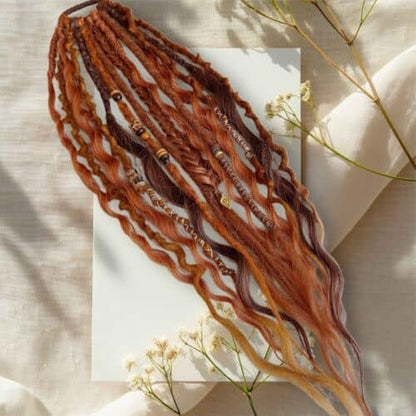 🔥LAST DAY 55% OFF - 👩🏼‍🦱Elastic Dread Ponytail Salty Soul