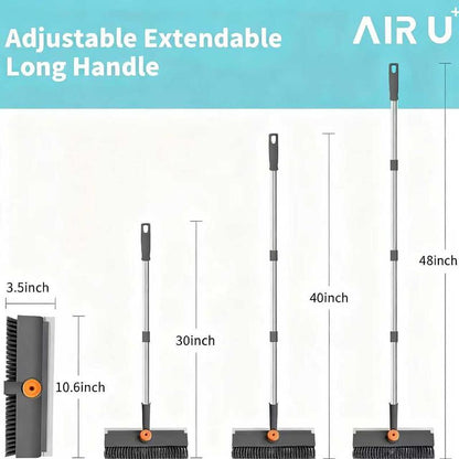 3 in 1 Scrape and Heavy-Duty Stiff Bristle Scrubber Brush