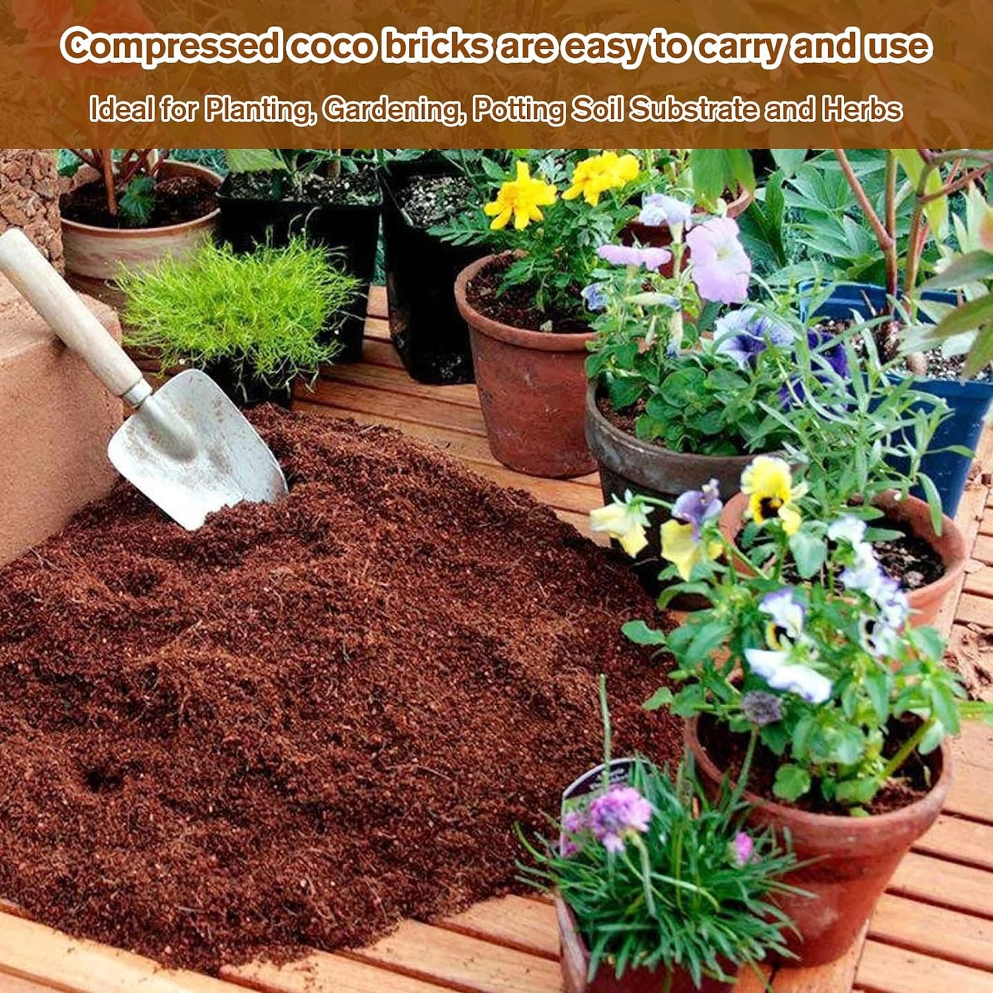 Spring Hot Sale 49% OFF✨ -  Premium Organic Coconut Coir Bricks for Plants