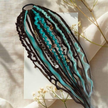 🔥LAST DAY 55% OFF - 👩🏼‍🦱Elastic Dread Ponytail Salty Soul