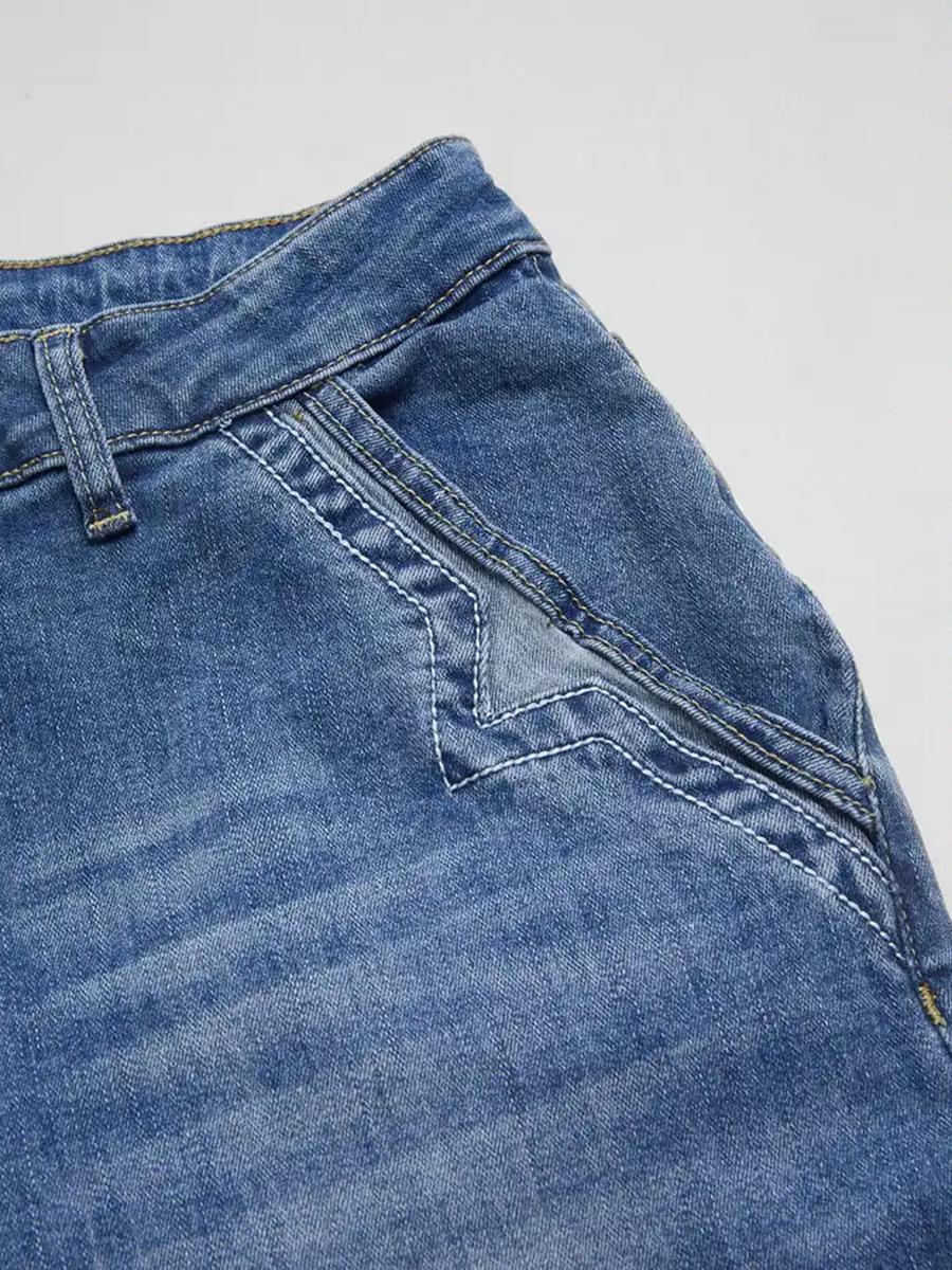 🎀Women's Denim Wide Leg Pants with Pocket Patches, Casual Loose Fit Jeans for Daily Wear, Comfortable Ladies' Fashion Bottoms👖