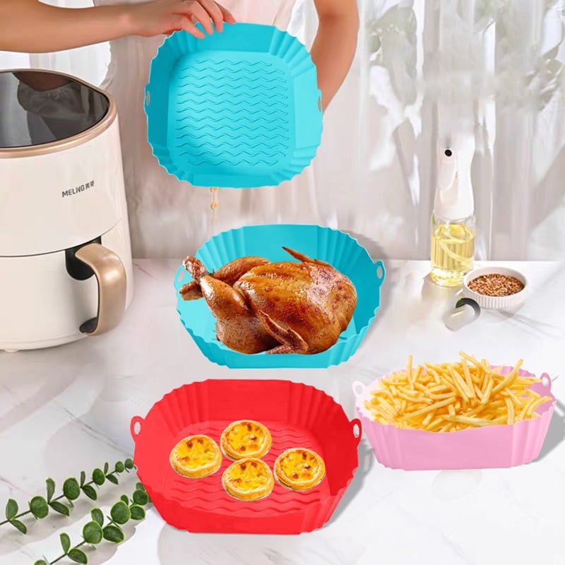 🔥Square Silicone Air Fryer Liners
