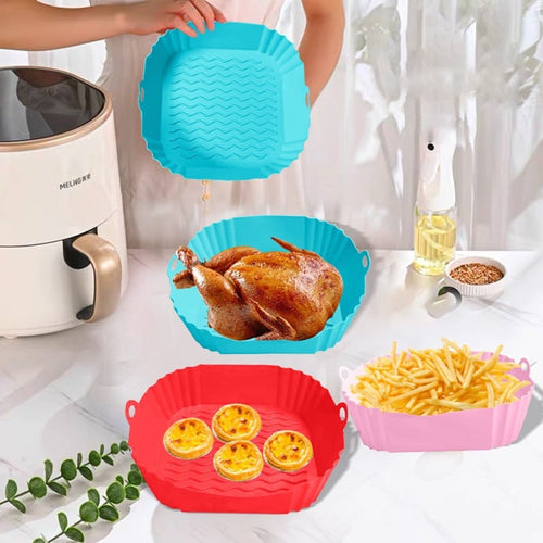 🔥Square Silicone Air Fryer Liners