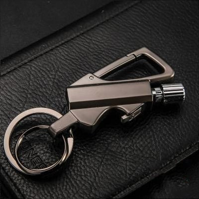 🔥Hot Sale 49% OFF🔥Permanent Match Infinity Lighter with Multitool Keychain Bottle Opener