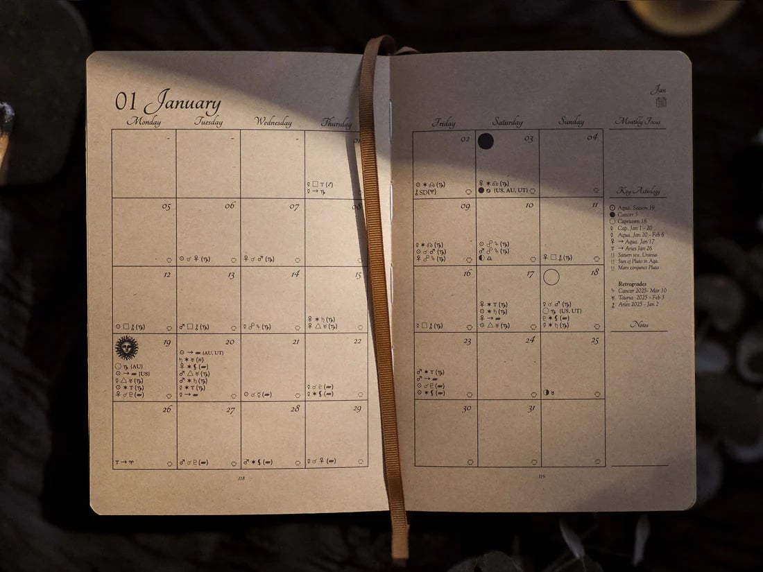 🪐2026 Celestial Journal – Seasonal & Astrological Almanac