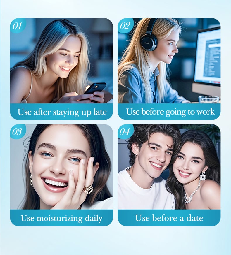 Deep Collagen Hydrogel Eye Patches (5 Pairs) - Anti-Aging Mask to Depuff Under-Eyes, Firm Drooping Eyelids & Boost Moisture👀💧