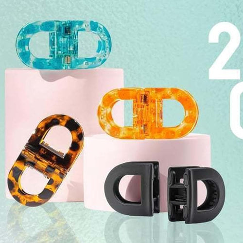 Smart Magnetic Tropical Sunset Hair Clips