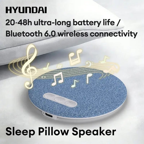 HYUNDAI S1 Ultra-Thin Bluetooth Pillow Speaker with Bluetooth 6.0