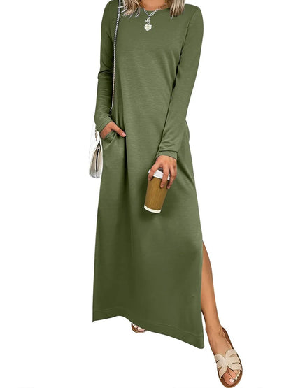 Women's Loose Split Flowy Maxi Dress (Buy 2 Free Shipping)