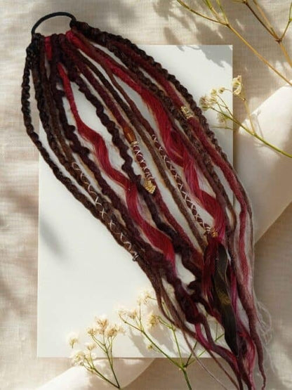 🔥LAST DAY 55% OFF - 👩🏼‍🦱Elastic Dread Ponytail Salty Soul