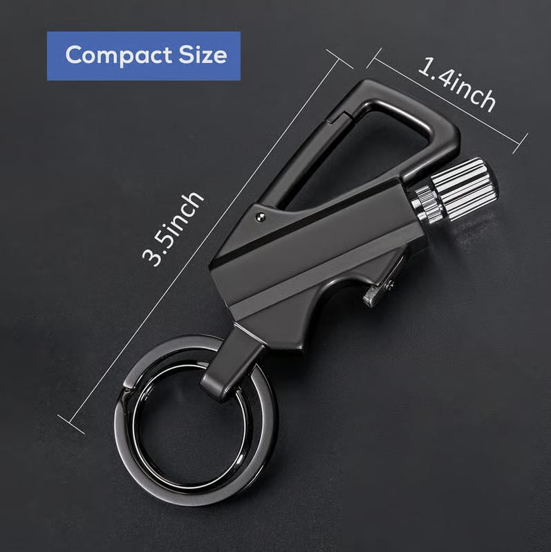 🔥Hot Sale 49% OFF🔥Permanent Match Infinity Lighter with Multitool Keychain Bottle Opener