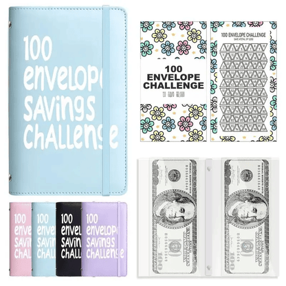 🔥LAST DAY 49% OFF🔥--✉️100 Envelope Savings Challenge Book
