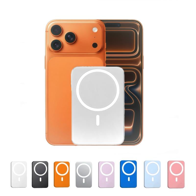 MagSafe Magnetic Power Bank (5000mAh) – 20W Fast Charge, Hands-Free On-the-Go 📱⚡