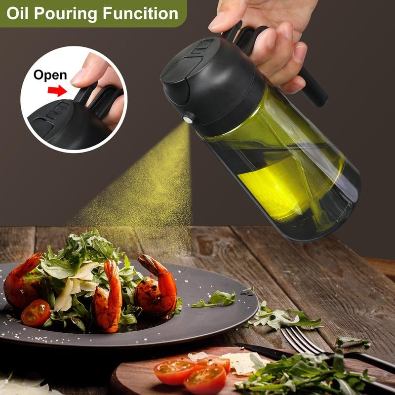 💕2 in 1 Glass Oil Sprayer & Dispenser – HealthyCooking