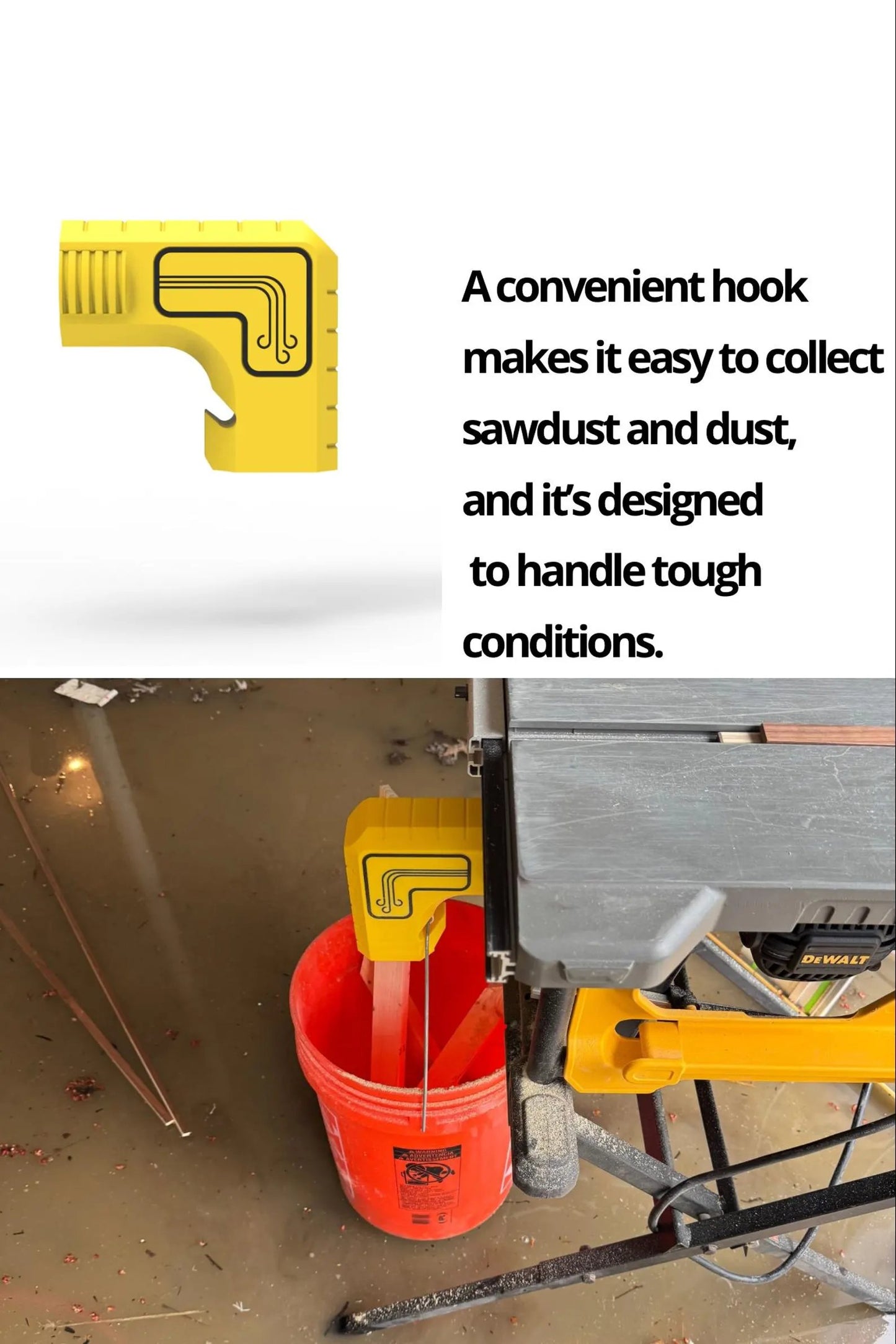 🔥Last Day 49% OFF - 🛠️Dust Extraction Adapter Compatible with DeWalt Table Saws🪵✨
