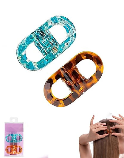 Smart Magnetic Tropical Sunset Hair Clips