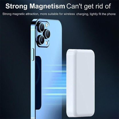 MagSafe Magnetic Power Bank (5000mAh) – 20W Fast Charge, Hands-Free On-the-Go 📱⚡