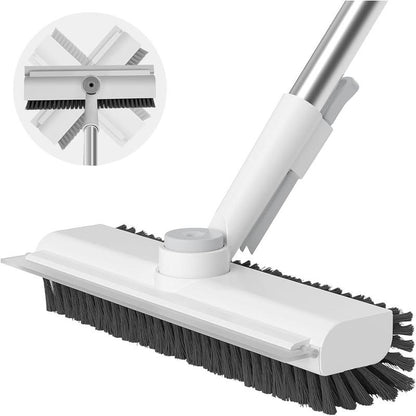 3 in 1 Scrape and Heavy-Duty Stiff Bristle Scrubber Brush