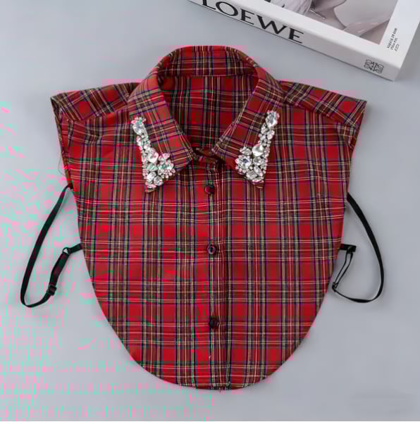 ✨ Luxury Rhinestone Detachable Collar 👚Unisex