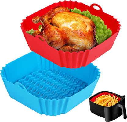 🔥Square Silicone Air Fryer Liners