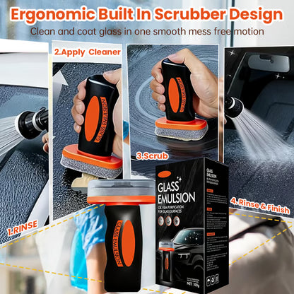 💥LAST DAY 50% OFF - 🫧✨Glass Oil Film Cleaner(✨Includes professional-grade cleaning towels)