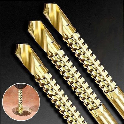 Titanium Coated Carbon Steel Twist Drill Bits(6 Pcs )🔥