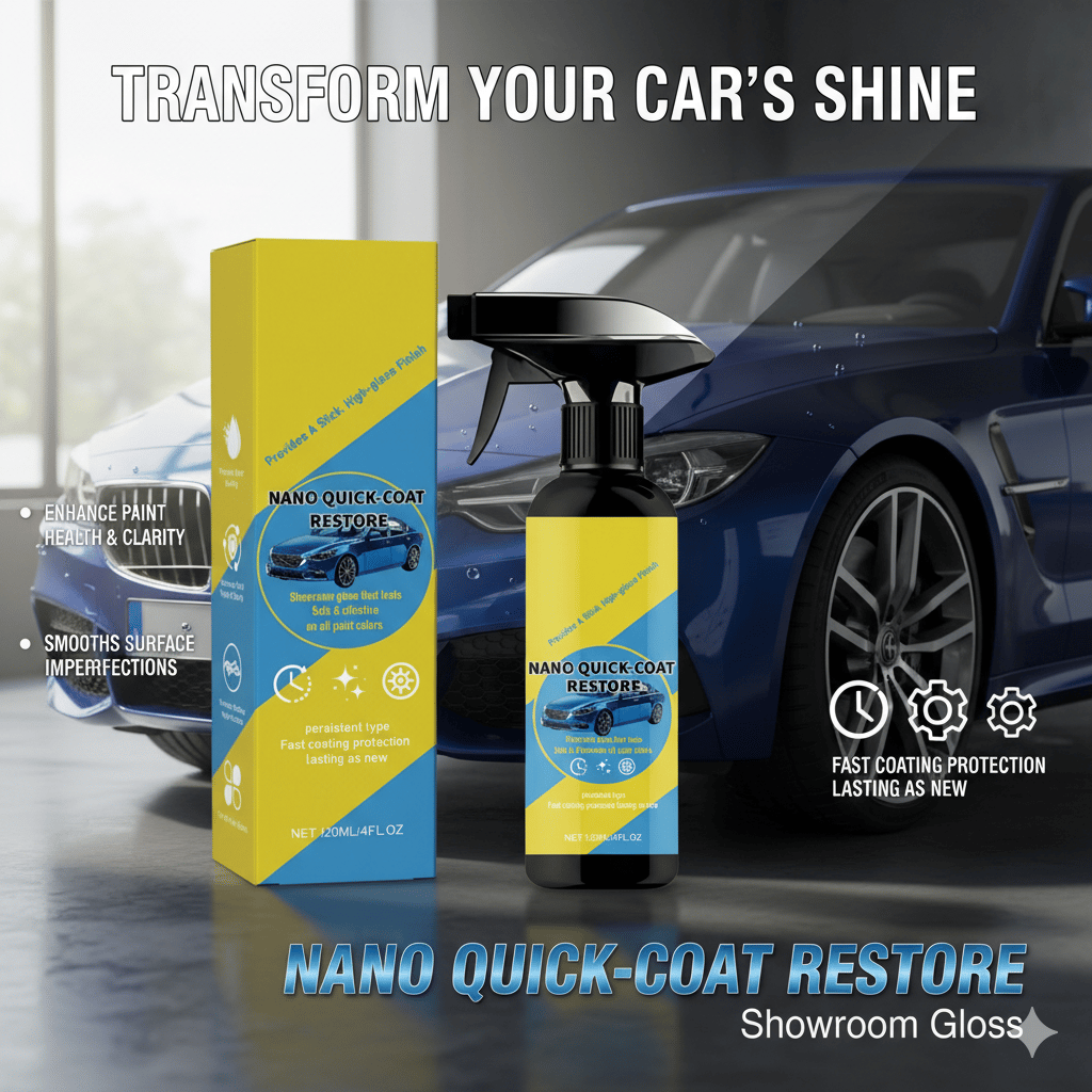 🔥Last Day 50% OFF - ZYKR Car Nano quick-coat restore-Coating Spray