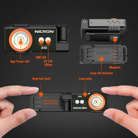 🔥NEW HOT SELLING 49% OFF🔥NICRON D10 EDC Flashlight Rechargeable