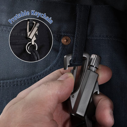 🔥Hot Sale 49% OFF🔥Permanent Match Infinity Lighter with Multitool Keychain Bottle Opener