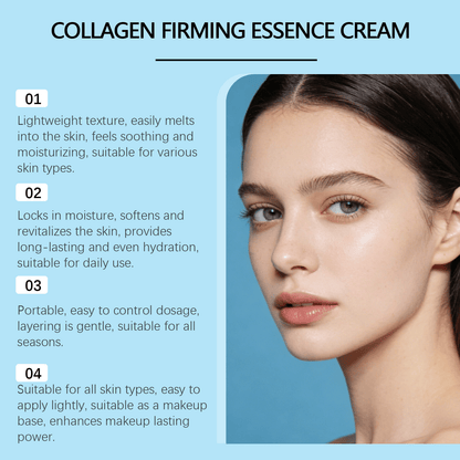 🔥Hot Sale 49% OFF🌟Polypeptide Collagen Elastic Essence Cream Moisturizing Hydrating Firming Low Irritating Serum