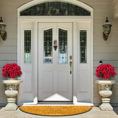 🌺 UV-Resistant Outdoor Geraniums - 49% OFF- ✨ Realistic Red Silk Flowers - No Watering, No Wilting