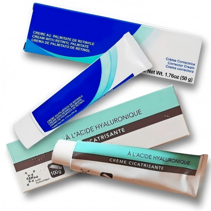 Top Sellers Duo: Vitamin A Pommade + Ialuset Hyaluronic Acid Anti-Wrinkle Cream