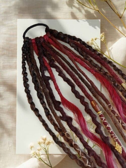 🔥LAST DAY 55% OFF - 👩🏼‍🦱Elastic Dread Ponytail Salty Soul