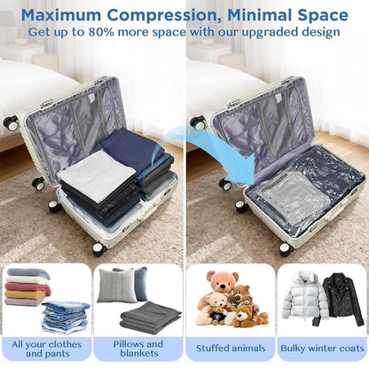LAST DAY 49% OFF-Cordless Travel Vacuum Storage Compression Bag Set
